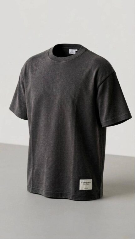 Essential Washed Tee – Washed Black